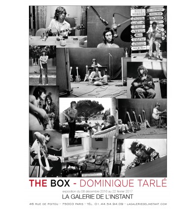 Affiche de l'exposition The Box Dominique Tarlé