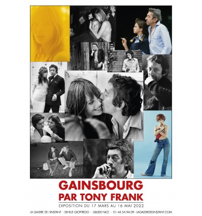 Affiche Serge Gainsbourg par Tony Frank