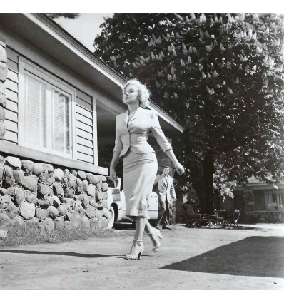 Marilyn Monroe, sur le tournage du film “Niagara”, 1952