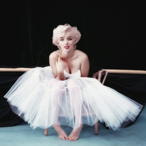 MARILYN MONROE, THE BALLERINA SITTING NEW YORK, 1954