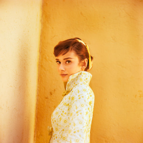 AUDREY HEPBURN, ROME, 1955