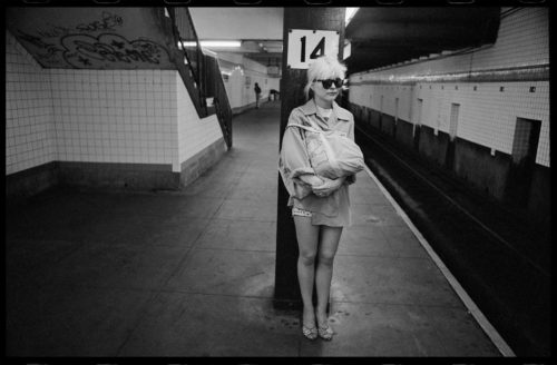 CHRIS STEIN - DEBBIE HARRY, SUBWAY 14TH STREET, NYC, 1980