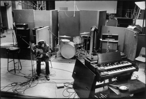 DOMINIQUE TARLÉ - JIMMY PAGE, OLYMPIC STUDIO, LONDRES, 1969