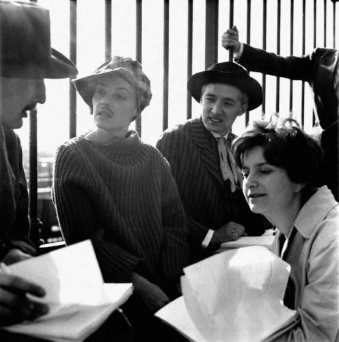 Jules et Jim - François Truffaut - 1961 Jeanne Moreau, Henri Serre, Oskar Werner, Suzanne Schiffman, Charenton-le-Pont - Paris