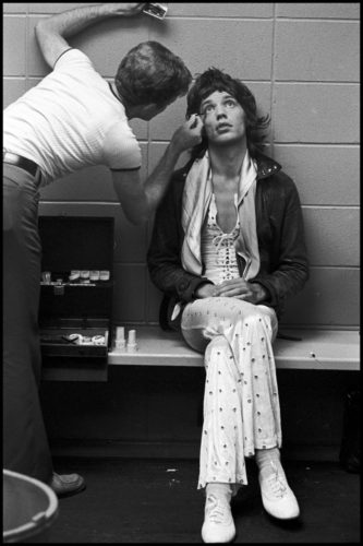 ETHAN RUSSELL Make-up, tournée américaine suivant la sortie de l’album Exile on Main St. 1972