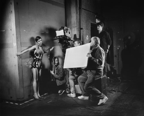Catherine Cabrol Vanessa Paradis Tournage de “La fille sur le pont” de Patrice Leconte 1999