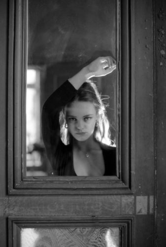 Frédérique Veysset 1990 séance pour la couv de l'album avec Gainsbourg " variations sur le même t'aime"